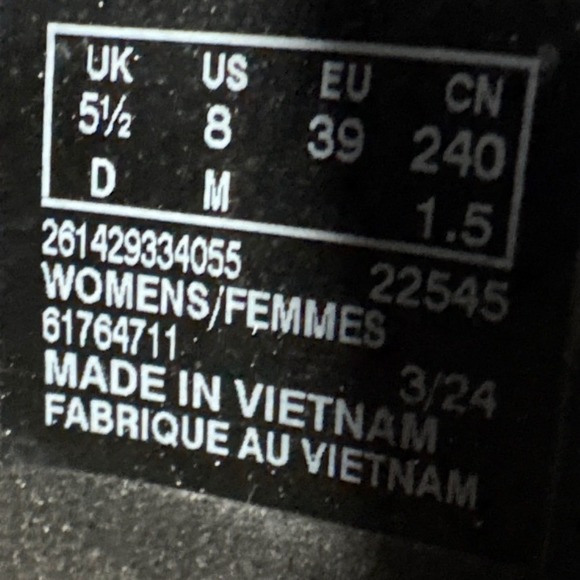 Clarks Jul Black Leather Slip On Loafer Flats Women's Shoes Sz 8et Palm - Picture 10 of 12